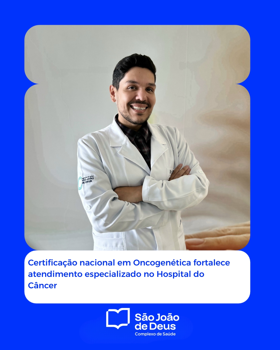 Certificação nacional em Oncogenética fortalece atendimento especializado no Hospital do Câncer