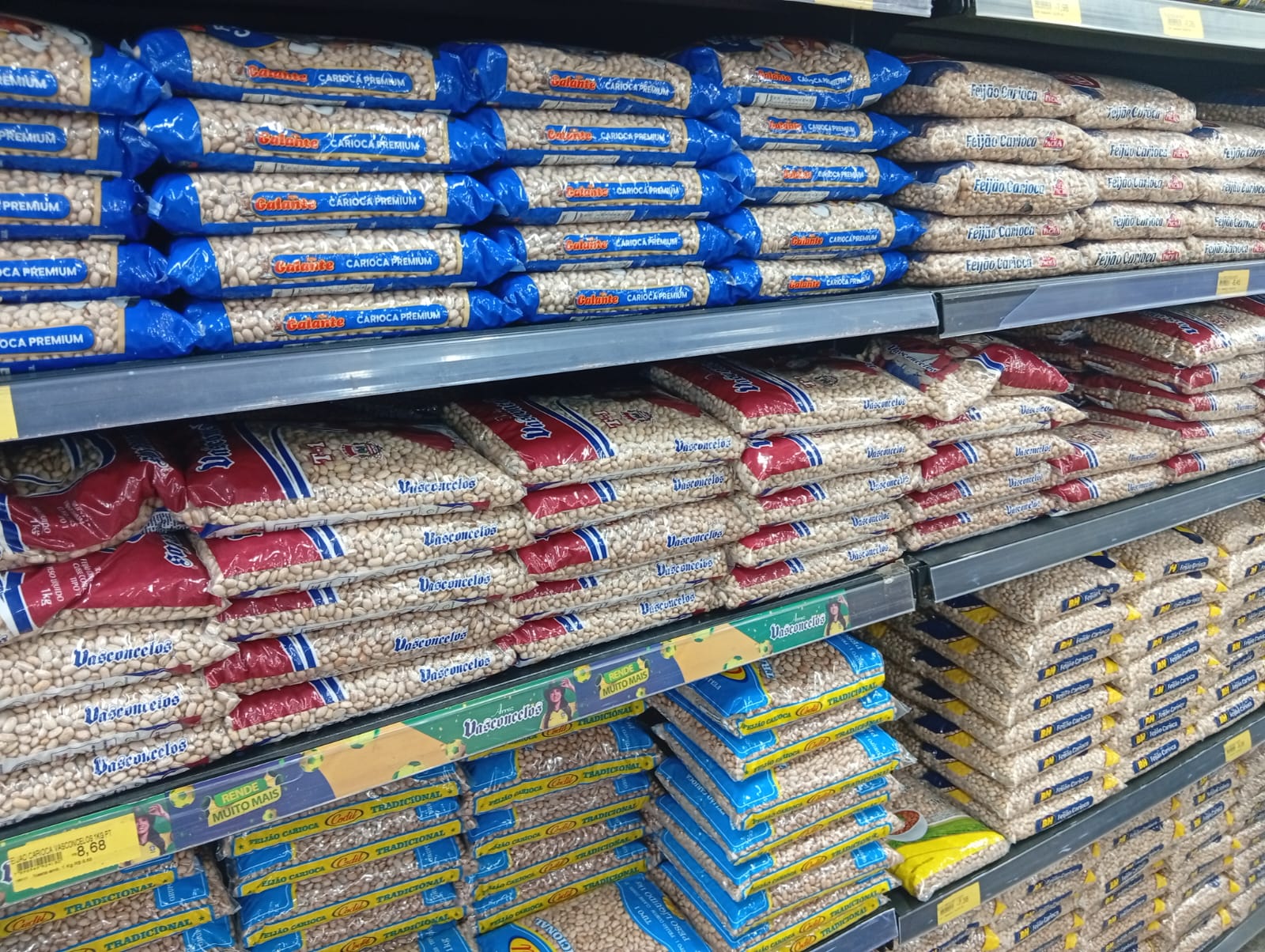 Nova safra pode frear alta do feijão nos supermercados