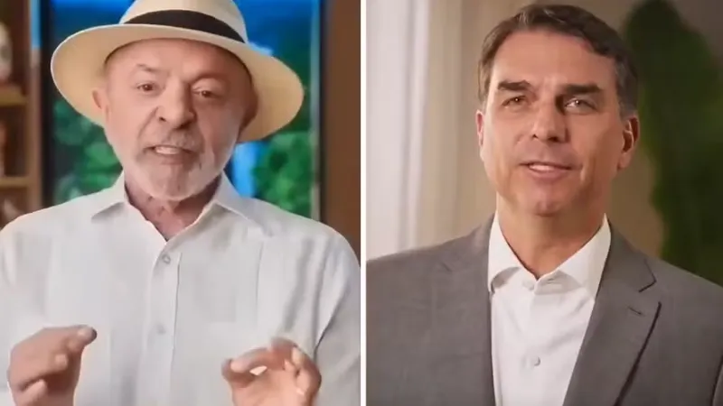Flávio Bolsonaro aparece à frente de Lula em pesquisa para segundo turno