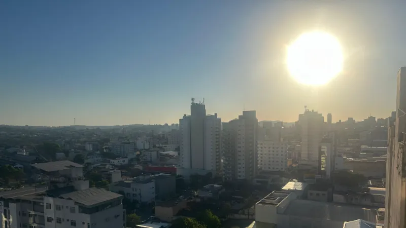 Sábado será de tempo firme e máxima de 32°C em Divinópolis