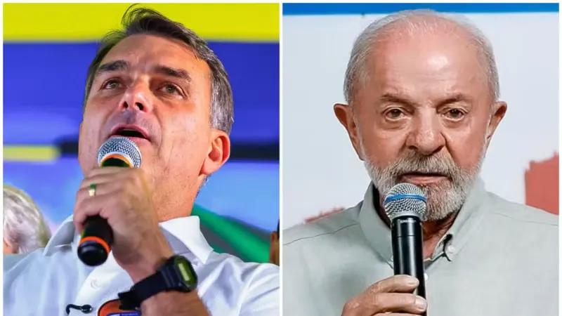 Pesquisa aponta Flávio Bolsonaro com 53% dos votos válidos contra 47% de Lula