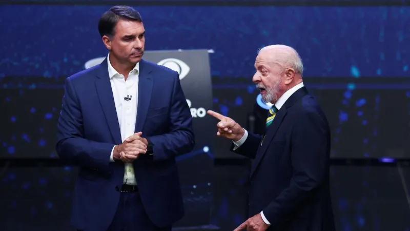Três de quatro pesquisas apontam empate técnico entre Flávio Bolsonaro e Lula