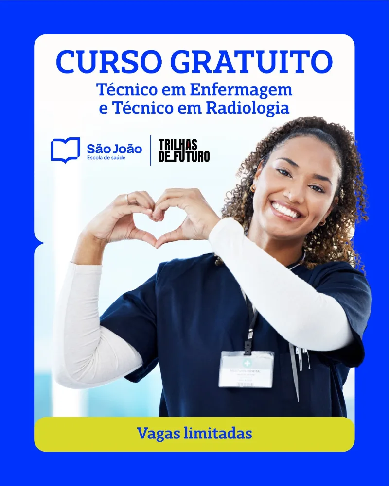 São João de Deus e ‘Trilhas de Futuro’ oferecem cursos técnicos gratuitos