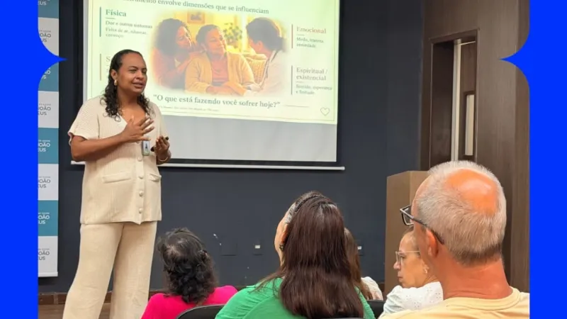 São João de Deus promove capacitação sobre cuidados paliativos para voluntários
