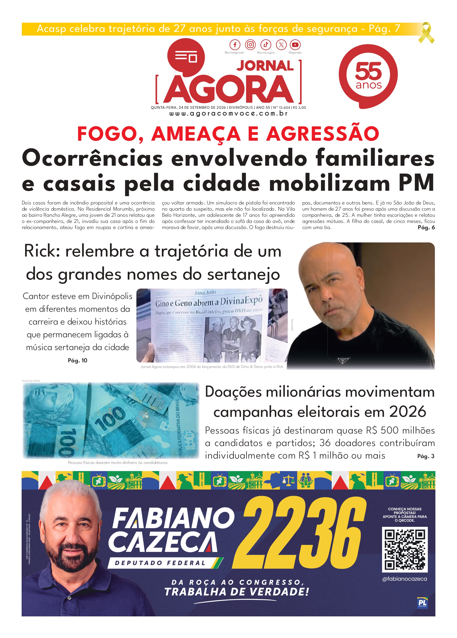 Capa — Jornal Impresso - 24/09/2026