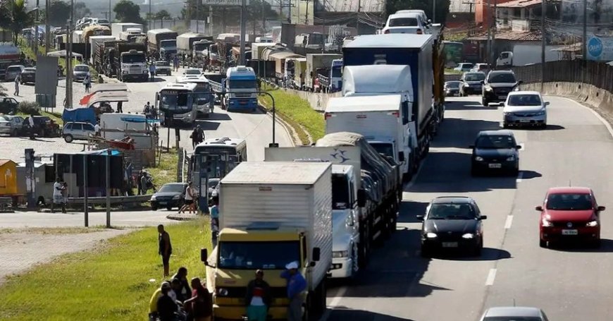 Apagão de caminhoneiros em Minas